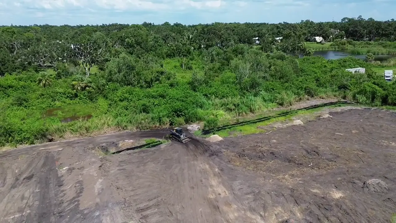 See Retention Pond Work
