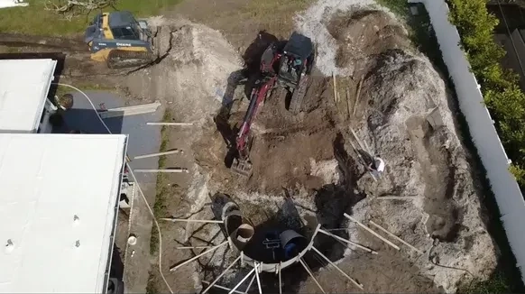 Retention Pond Excavation project by Lethermon Grade Excavations — photo 2